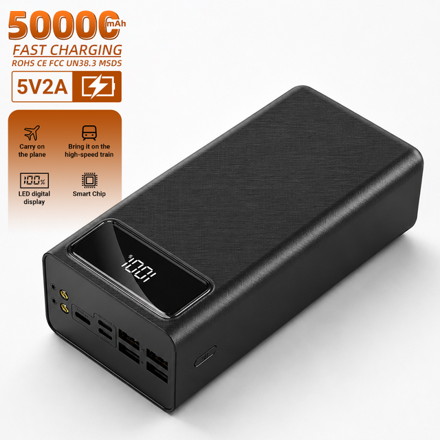 HYTO High Capacity Portable Charger 50000mah Power Bank 40000mah 50000mah Mobile Phone 30000mah Power Bank