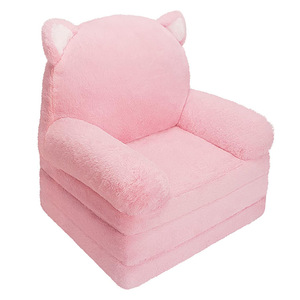 Sofá Infantil Plegable y Suave de Peluche con Orejas de Animal, Silla Infantil de Peluche para Uso en Interiores, Marca TenderPlayful OEM - Product Image 2