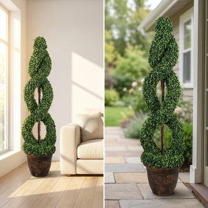 Bonsaïs artificiels à vendre artificiel deux spirale arbre bonsaï pour la décoration de la maison - Product Image 5