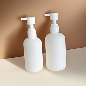 200ml 300ml 500ml <b>Empty</b> Luxury Hair Shampoo Conditioner <b>Plastic</b> <b>Bottles</b> Packaging White Black Transparent - Product Image 1