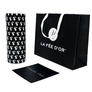 Mat kağıt torba baskı özelleştirmek şirket logosu boyutu için şişe bardak parfüm kutuları iş alışveriş hediye keseleri taşınabilir çanta kullanın - Product Image 6