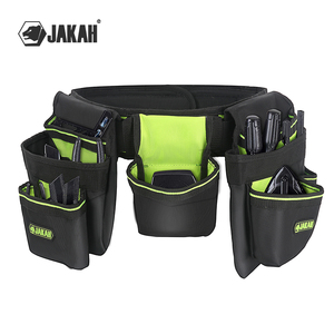 Bolsa de cintura ajustable <span class=keywords><strong>Portaherramientas</strong></span> magnético Cinturón duradero para hombres Carpinteros y artesanos HL008 con logotipo OEM y de goma - Product Image 2