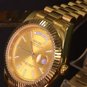 Montre mécanique automatique de luxe intelligente étanche 20 BAR, style affaires, mouvement NH35, cadran ajouré, verre saphir, bracelet en acier inoxydable - Product Image 4