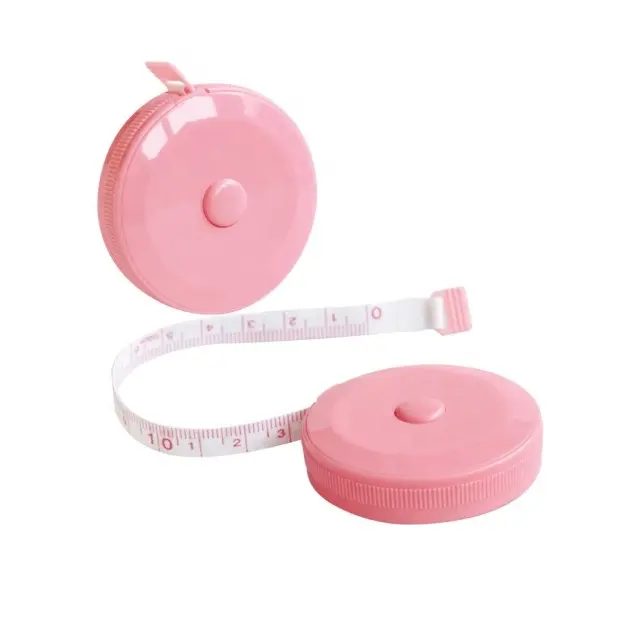 Soft 1.5M Body Mini Tape Measure OEM Custom LOGO Retractable Plastic tape measure with logo custom