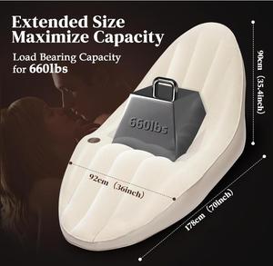 Automatisches Aufblasbares und Entleerbares <span class=keywords><strong>Sex</strong></span>-<span class=keywords><strong>Sofa</strong></span> mit Automatischer Luftpumpe, Romantisches Spielzeug für Paare, Positionsmöbel - Product Image 4