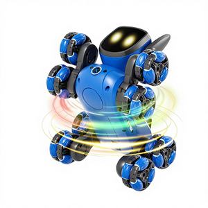 Jouets robots éducatifs électriques amusants avec fonctions lumineuses et sonores, en plastique, échelle 1:5, fonctionnant sur piles, double commande, pour l'éveil des enfants - Product Image 1