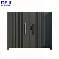 Portails battants automatiques de haute qualité pour allée, clôture de jardin en aluminium, portail d'entrée en aluminium