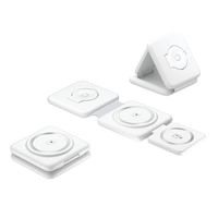 Chargeur sans fil à charge rapide magnétique intelligent pliable 3-en-1 personnalisable pour iPhone iWatch AirPods