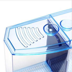 Grand aquarium rectangulaire écologique à double compartiment pour poissons Betta, boîte d'isolement et de reproduction pour Betta et Guppy - Product Image 4