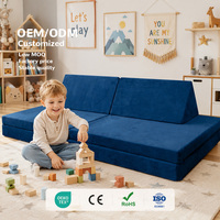 OEKO Hochelastisches Modulares Kinder-Spielsofa-Set Kreatives Bau-Sofa für Spielzimmer Wohnzimmer und Indoor-Spielplatz