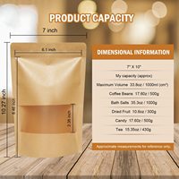 Sacs d'emballage pour bougies personnalisables en papier kraft recyclable, laminés, avec poignées torsadées, impression numérique offset, en petites séries, style classique