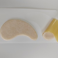 Le patch pour les yeux à l'hydrogel de lutéine éclaircit et raffermit les yeux sous les patchs pour les cernes