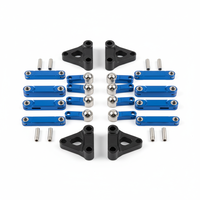 Bielle de connexion pour robot quadrupède, usinée CNC de haute précision, pour l'assemblage de composants structurels de robots IA