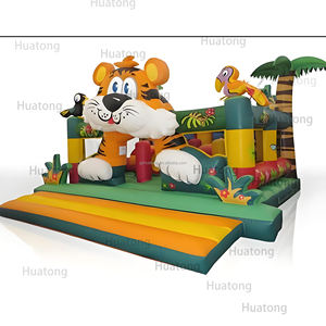 Commercial Outdoor Party Hupfburg <strong>Tiger</strong> <strong>Jumper</strong> Bounce Party Inflatable Playground Rentals for Kids - Product Image 3