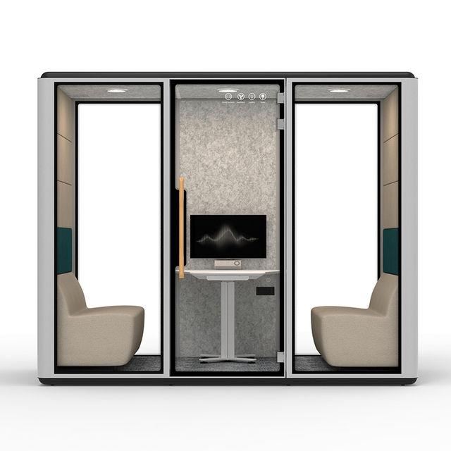 Customized Colorful Sound Proof Office Pod Portable Soundproof Office Phone Booth Private Space Audiometric Booth for Office