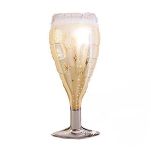 Globo de aluminio con forma de botella para el Día de la Madre, Graduación, Año Nuevo Chino, Halloween, decoraciones metálicas para fiestas - Product Image 1