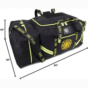 Bolsa de equipo multiusos resistente de muestra gratuita, bolsa de lona para bomberos con grandes bolsillos de almacenamiento para equipo de respuesta a incendios - Product Image 5