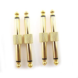 Conector macho dorado de 6,35mm, pedales de efecto de guitarra de Metal duradero, piezas de instrumentos de cuerda de Audio <span class=keywords><strong>Mono</strong></span>, accesorios - Product Image 4
