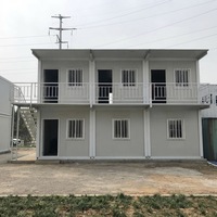 Casa Contenedor Prefabricada Desmontable, Cabaña Modular Impermeable e Ignífuga, Casa de Panel Sándwich, Fabricante con Certificación CE