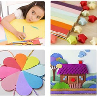 Papier coloré multi-usage Foska double face 80 g/m² 20 lb 250 feuilles A4, papier d'imprimante couleur intense