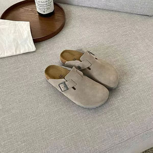 Birkenstocks Pantoufles unisexes en cuir de vachette Tikoi Bout fermé Lit de pied en liège souple <span class=keywords><strong>Eva</strong></span> Sangle arrière Certifié UE Coussiné léger - Product Image 1