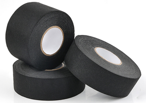 Chống Cháy Chịu Nhiệt Cầm Tay Flannel Vải Băng Cách Điện Pu Dính 0.3Mm Độ Dày Cho Ô Tô Dây Khai Thác - Product Image 3