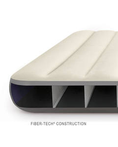 Matelas gonflable Intex 64103 Dura-Beam Series, simple, en PVC, pour le camping en plein air, installation rapide, confortable, flocage en velours côtelé, toutes saisons - Product Image 5