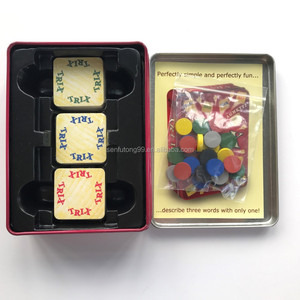 Personalizado de impresión de cartón de papel de riesgo de pieza de juego estrategia juego con peones - Product Image 1