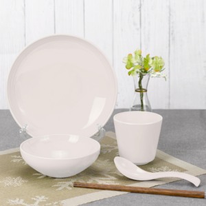 Eco Friendly High Resistant Commercial Use Melamine <strong>Tableware</strong> <strong>Set</strong> Cup Bowl Plate and Spoon 4pcs Dinnerware <strong>Set</strong> - Product Image 6