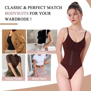 Body gainant <span class=keywords><strong>string</strong></span> taille haute amincissant avec grille, sans couture, pour sculpter la taille et réduire la graisse du bas du ventre pour <span class=keywords><strong>femme</strong></span> - Product Image 6