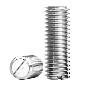 SUS304 Stainless Steel Slotted Flat Point Set Screw M1.2-M10 Multiple Sizes Precision Integral Forming Rust Proof Wear Resistant - Product Image 3