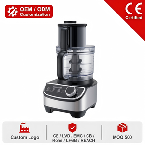 Procesador de Alimentos Multifuncional OEM de Marca Privada, 1300W, 3.5L, Licuadora, Picadora, Molinillo, Motor de Cobre, 7 Accesorios, Certificaciones CE, <span class=keywords><strong>CB</strong></span>, LFGB, Precio de Fábrica - Product Image 1
