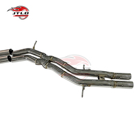 Système d'échappement arrière à soupape à distance soudée avec précision pour Porsche Cayenne S V8 9YB Coupé 2023+ en acier inoxydable T304