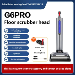 Aspirateurs électriques verticaux portatifs sans fil, tête de nettoyage de sol pour <span class=keywords><strong>Dyson</strong></span> V7 V8 V10 <span class=keywords><strong>V11</strong></span> V15 - Product Image 1