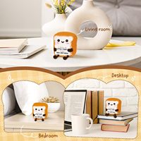 Un petit toast à vos cadeaux de 18e anniversaire Carte-cadeau toast au crochet faite à la main pour 18 ans Décoration de bureau souvenir mignon pour les amis
