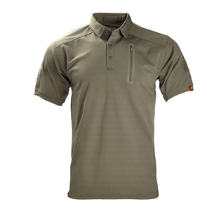 เสื้อโปโลผู้ชาย DFT03 ODM OEM คอสเพลย์ สีเขียวดำ ลายพรางกลางคืนสีดำ ลายพราง CP  เสื้อยืดโปโลแบบยืดหยุ่นสำหรับกิจกรรมกลางแจ้ง - Product Image 2