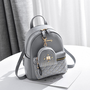 Retro Women <b>Backpacks</b> Teenage Girls Fashion PU Leather School Bag - Product Image 5