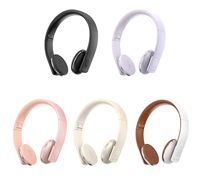 Casque de joueur sans fil de style rétro de haute qualité pliable sur l'oreille V5.3 casques Standard Blue Tooth pour le sport et les voyages