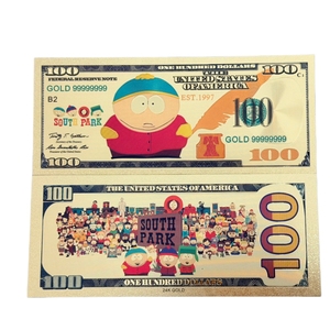4 Model Uang Kertas Emas 24K Anime South Park Amerika untuk Koleksi - Product Image 5