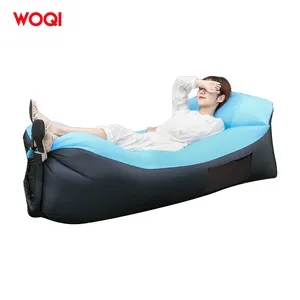 WOQI Hochwertige tragbare aufblasbare Couch liege Lazy Sofa Outdoor Camping Luftsofa leicht zu öffnen leicht zu tragen