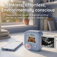 Imprimante thermique IA pour enfants, impression sans encre à commande vocale, intelligente pour enfants, créative et amusante, impressions instantanées 203 DPI, en stock