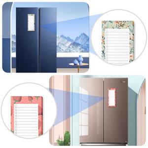 Bloc-notes magnétique détachable personnalisable à motifs de fruits et de fleurs, aimant doux pour réfrigérateur, idéal pour la prise de notes - Product Image 6