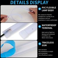 Tiras de Luz Flexibles para Coche, Señal de Giro de Superficie, Freno, DRL, Luz LED de Marcha Diurna, Accesorios para Automóvil