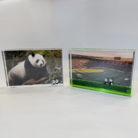 Cadre photo en acrylique 4x6 pouces personnalisé, imprimé sérigraphié, avec design flottant, haute qualité, pour la décoration de Halloween