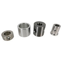 Colliers de serrage de tube rond OEM CNC pièces anodisé personnalisé serrage rapide foret en aluminium collier d'arbre d'arrêt de profondeur