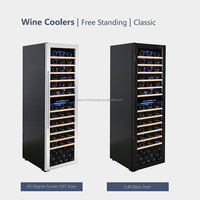 Cellier personnalisé en verre vertical vertical vertical pour boissons prix de réfrigérateur refroidisseur de canette de bière OEM d'acier