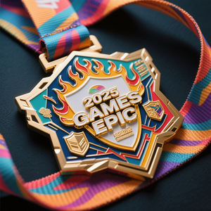 Tendance Miracle Personnalisé Plaqué Or École Sport Badminton Réunion Prix Souvenir Mode Médaille Personnalisée - Product Image 1