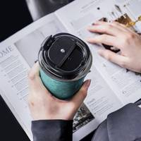 Taza de café de titanio puro PINKAH 99.99%, vaso de café al vacío de titanio de doble pared, taza de diseño clásico para viajar