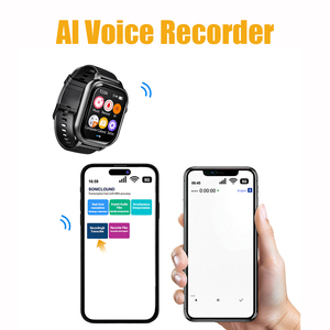 Reloj V82 con Grabador de Voz <span class=keywords><strong>a</strong></span> Texto, Grabación de Audio de Larga Duración de 38H, Bluetooth, Pantalla Táctil Grande de 2.01 Pulgadas, Dispositivo de Grabación para Hombre - Product Image 2