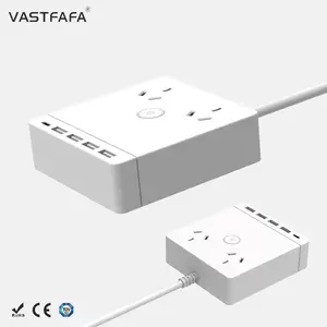 Vastfafa Nouveaux arrivages extension adaptateur électrique prise avec prise USB